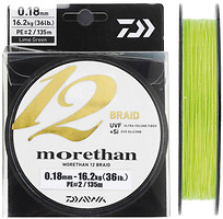 Фото Daiwa Morethan 12 Braid (0.1mm 135m 7.3kg)