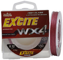 Фото Fishing ROI Excite WX4 Bordeaux Red (0.12mm 150m 3.5kg)