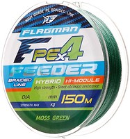 Фото Flagman PE Hybrid F4 Feeder 150m Moss Green (0.14mm 150m 7kg)
