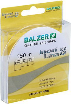 Фото Balzer Iron Line 8x Yellow (0.21mm 150m 15.4kg) 12661 021