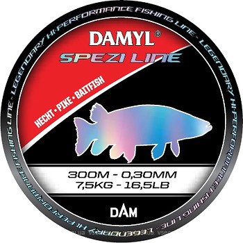 Фото Dam Damyl Spezi Line Pike Baitfish Dark-Grey (0.3mm 300m 7.5kg) 56514