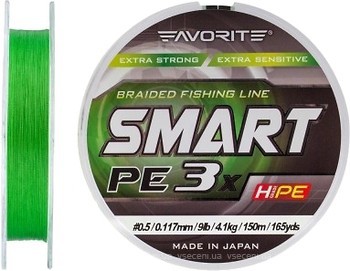 Фото Favorite Smart PE 3x L. Green (0.117mm 150m 4.1kg)