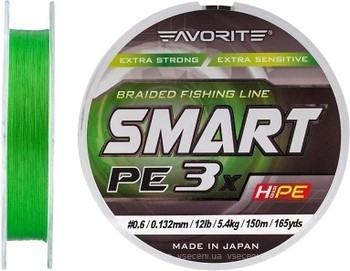 Фото Favorite Smart PE 3x L. Green (0.132mm 150m 5.4kg)