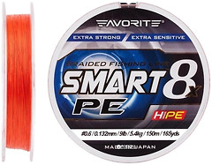 Фото Favorite Smart PE 8x Red Orange (0.132mm 150m 5.4kg)