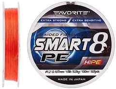 Фото Favorite Smart PE 8x Red Orange (0.187mm 150m 9.5kg)