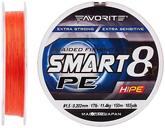 Фото Favorite Smart PE 8x Red Orange (0.202mm 150m 11.4kg)