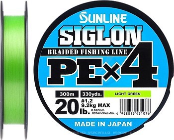 Фото Sunline Siglon PE x4 Light Green (0.187mm 300m 9.2kg)