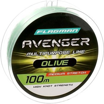 Фото Flagman Avenger Olive Line (0.22mm 100m 4.9kg) FL04100022