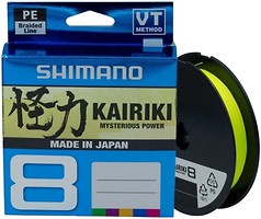 Фото Shimano Kairiki 8 PE Yellow (0.06mm 150m 5.3kg)