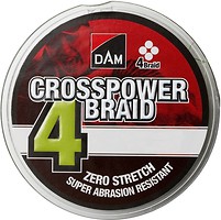 Фото Dam Crosspower 4-Braid Moss Green (0.1mm 300m 4.5kg)