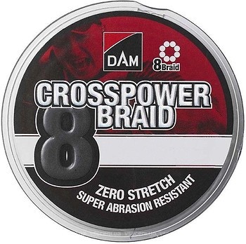 Фото Dam Crosspower 8-Braid Dark Green (0.2mm 300m 12.6kg)