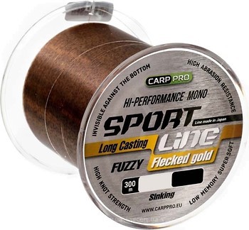 Фото Carp Pro Sport Line Flecked Gold (0.335mm 300m 7.8kg) CP2303-0335