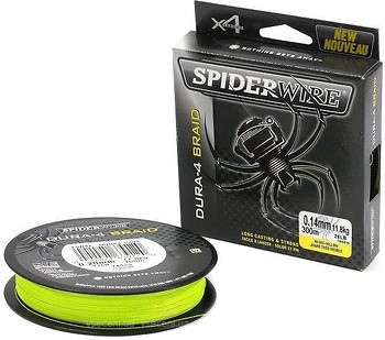 Фото Spiderwire Superline Dura-4 Braid Yellow (0.12mm 150m 10.5kg)