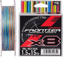 Фото YGK Frontier X8 Assorted Multi Color (0.275mm 100m 13.5kg)