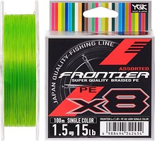 Фото YGK Frontier X8 Assorted Single Color (0.275mm 100m 13.5kg)
