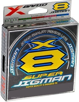 Фото YGK X-Braid Super Jigman X8 (0.205mm 200m 13.6kg)