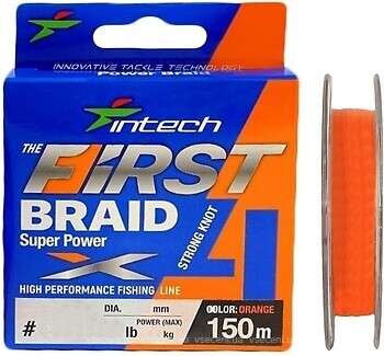 Фото Intech First Braid X4 (0.148mm 150m 5.45kg)
