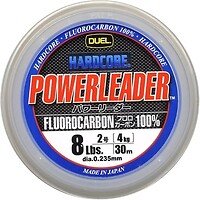 Фото Duel Hardcore Powerleader Fluorocarbon 100% (0.235mm 30m 4kg)