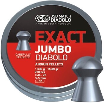 Фото JSB Exact Jumbo 5.51 мм, 1.03 г, 250 шт (546246-250)