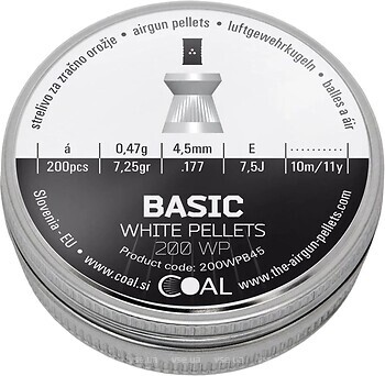 Фото Coal Basic 4.5 мм, 0.47 г, 200 шт (200WPB45)