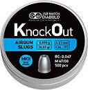 Фото JSB Diabolo KnockOut Slugs MKII 4.51 мм, 0.65 г, 500 шт (546224-500)