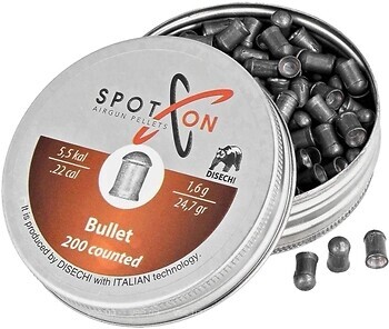 Фото Spoton Bullet 5.5 мм, 1.6 г, 200 шт
