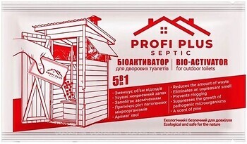 Фото Profi Plus біактиватор для дворових туалетів Septic 5 в 1 25 г