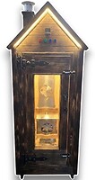Фото Drev Trest Коптильня Classic 1.0 Plus слив, конвекция, фланец, окно, свет внутренний, наружный (C1P021CFVLiLo0)