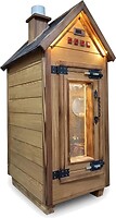 Фото Drev Trest Коптильня Mini 1.0 Plus слив, конвекция, фланец, окно, свет внутренний, наружный (M1P021CFVLiLo0)