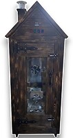 Фото Drev Trest Коптильня Classic 1.0 Plus слив, конвекция, фланец, окно (C1P021CFV000)