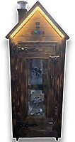Фото Drev Trest Коптильня Classic 1.0 Plus слив, конвекция, фланец, окно, свет наружный (C1P021CFV0Lo0)