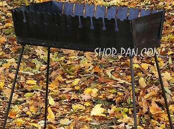 Фото Shop-Pan Мангал валіза з нержавіючої сталі на 10 шампурів