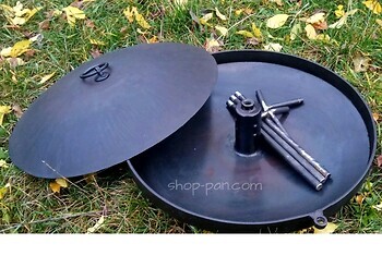 Фото Shop-Pan Мангал-сковорода 40 см с крышкой