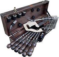 Фото Gorillas BBQ Набор шампуров Гепард в деревянной коробке (NK-29/BS20)