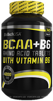 Фото BioTechUSA BCAA + B6 340 таблеток