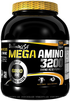 Фото BioTechUSA Mega Amino 3200 500 таблеток