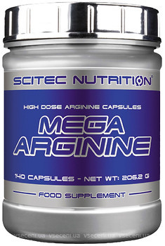 Фото Scitec Nutrition Mega Arginine 140 капсул