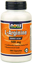 Фото Now Foods L-Arginine 500 mg 100 капсул