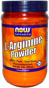 Фото Now Foods L-Arginine Powder 454 г