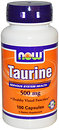 Фото Now Foods Taurine 500 mg 100 капсул