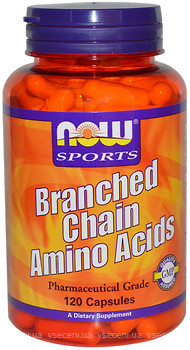 Фото Now Foods Branched Chain Amino Acids 120 капсул