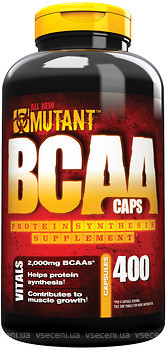 Фото Mutant BCAA 400 капсул