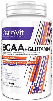 Фото OstroVit BCAA + Glutamine 200 г