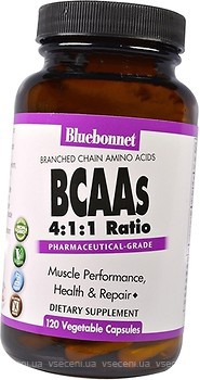 Фото Bluebonnet BCAAs 120 капсул