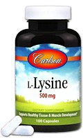 Фото Carlson Labs L-Lysine 500 mg 100 капсул (CL6881)