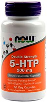 Фото Now Foods 5-HTP 200 mg 60 капсул