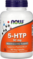 Фото Now Foods 5-HTP 50 mg 180 капсул