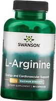 Фото Swanson L-Arginine 850 mg 90 капсул