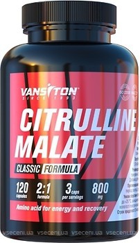 Фото Vansiton L-Citrulline Malate 120 капсул