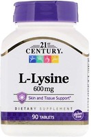 Фото 21st Century L-Lysine 600 mg 90 таблеток